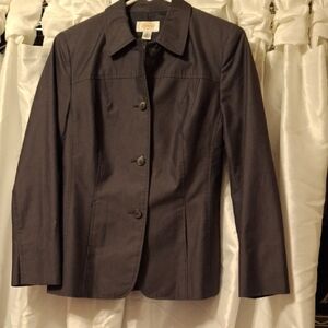 Talbots Women's Charcoal Blazer Small